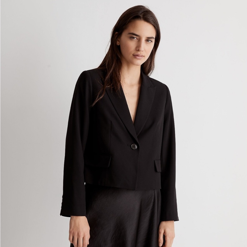Madewell - Cropped Tuxedo Blazer NWOT